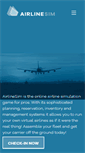 Mobile Screenshot of en.airlinesim.aero