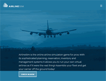 Tablet Screenshot of en.airlinesim.aero